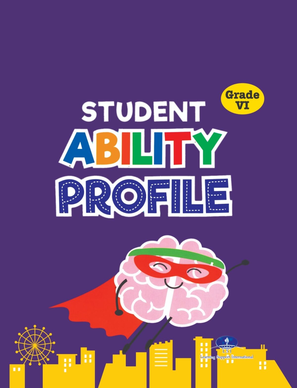 Student ability profile Book cover for class 6 Student ability profile Book cover for class 6